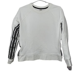 Athleta Solid / Striped sweatshirt pullover